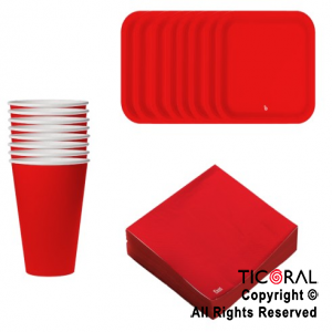 KIT DESCARTABLE POLIPAPEL ROJO X 1